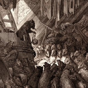 The Council Held by the Rats, by Gustave Dore