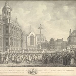 Popular Celebrations Dam Square Amsterdam 4 March 1795