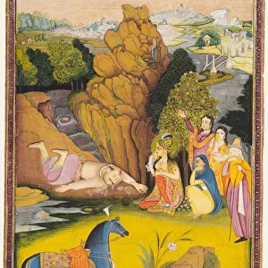 Shirin Farhad 1810 Attributed Amar Das Bhatti