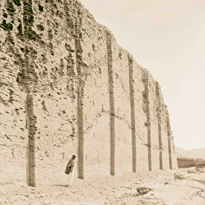 Ur Chaldees Western wall ziggurat 1932 Iraq Extinct city