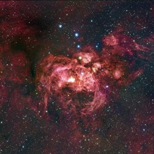 NGC 6357, an emission nebula located in the constellation Scorpius