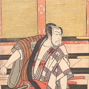 The Actor Ichikawa Danjuro V as a Samurai, 1785. Creator: Katsukawa Shun'ei