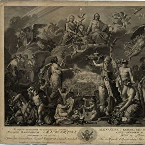 Allegory on the accession to the throne of Emperor Alexander I