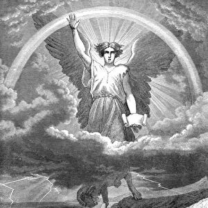 The Angel with the Book, Bible Revelation 10: 1-6, 1860