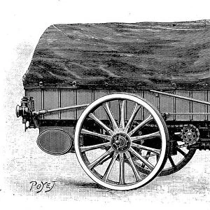 Army truck by Daimler, with 4 cylinder 12 hp engine, 1904