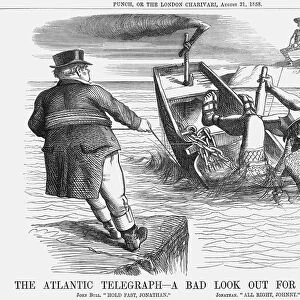 The Atlantic Telegraph - A bad look out for Despotism, 1858