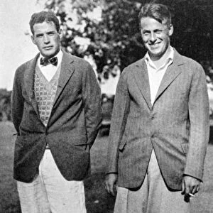 Bobby Jones and fellow golfer, c1920s