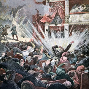 Bomb explosion in the Liceo Theatre, Barcelona, 1893