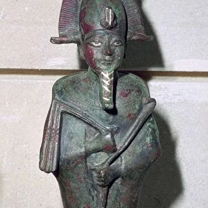 Bronze statuette of Osiris