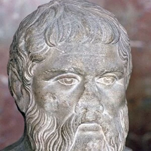 Bust of the Greek philosopher Plato, 4th century BC