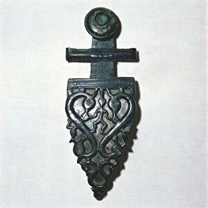 Celtic bronze belt-hook, Holzelsau, Unterinntal, Germany, 4th century BC