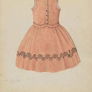 Childs Dress, c. 1937. Creator: Sara Garfinkel