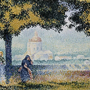 The Church of Santa Maria degli Angeli near Assisi, 1909. Artist: Henri Edmond Cross
