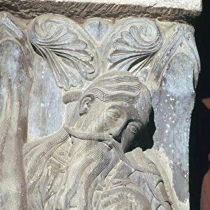 Detail from the church of St Pierre, 12th century