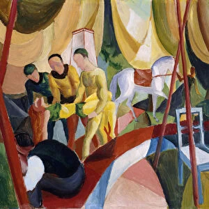 Circus, 1913. Artist: Macke, August (1887-1914)