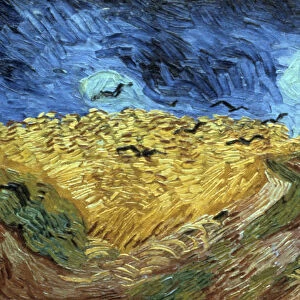 Crows Over Wheatfield, 1890. Artist: Vincent van Gogh