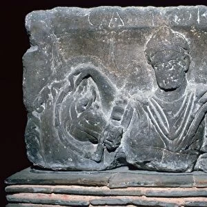 Depiction of Castor with a horse, 1st century