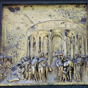 Detail of the Doors of Paradise, 15th century. Artist: Lorenzo Ghiberti