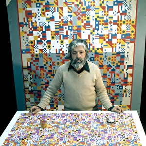 Eduardo Sanz (1928 -), Spanish Painter, photo of 1980