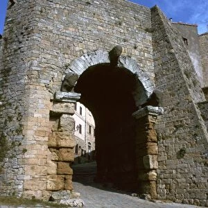 The Etruscan Arch in Volterra, 4th century BC