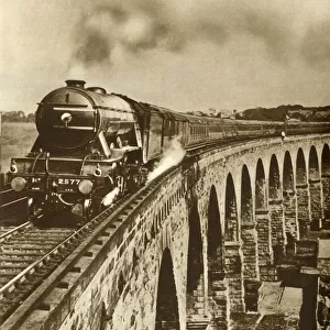 The Flying Scotsman... non-stop run between Kings Cross and Newcastle, 11 July 1927, (1935)