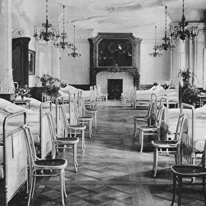German hospital dormitory for soldiers, Frankfurt am Main, Germany, World War I, 1915