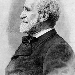 Giuseppe Verdi (1813 - 1901), Italian composer at age 80