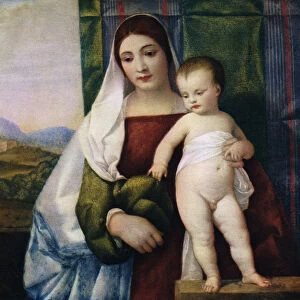 The Gypsy Madonna, c1510, (1937). Artist: Titian