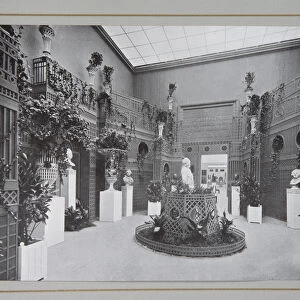 Hall of sculptures on the Dyaghilevs Exposition de l Art russe at the Salon d Automne in Paris in 1906