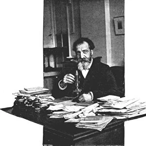 Henri Moissan, French chemist, 1900