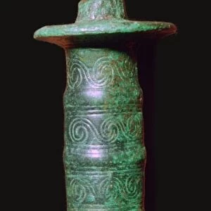 Hilt of an early bronze sword, 13th century BC