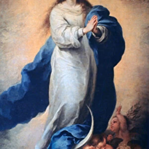 Immaculate Conception, 1665-1670. Artist: Bartolome Esteban Murillo