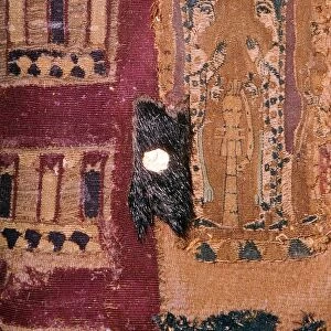 Detail of an Iranian cloth shabrack, found in a Scythian tomb, 5th century BC