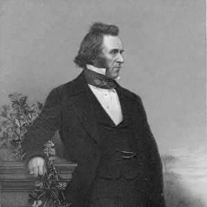 Joseph Paxton, English gardener and architect, 1853. Artist: J Jenkins