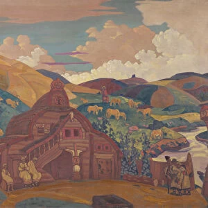 The Three Joys, 1916. Artist: Roerich, Nicholas (1874-1947)
