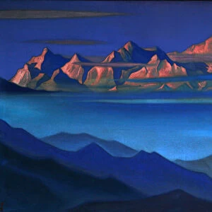 Kangchenjunga, 1944. Artist: Roerich, Nicholas (1874-1947)