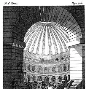 Les Halles, Paris, 1786. Artist: F Jourdan