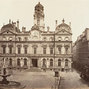 Lyon, Hotel de Ville, ca. 1861. Creator: Edouard Baldus
