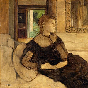 Madame Theodore Gobillard (Yves Morisot, 1838-1893), 1869. Creator: Edgar Degas