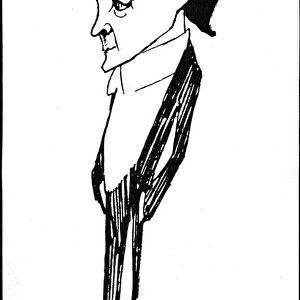 Max Beerbohm (1872-1956), British writer and caricaturist, 1901. Artist: Laurence Houseman