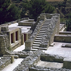 Minoan Royal palace at Knossos on Crete