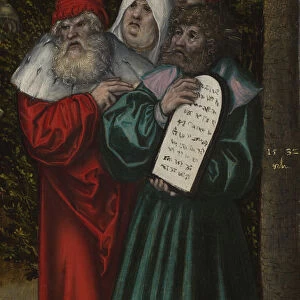 Moses and Aaron with two Prophets, 1532
