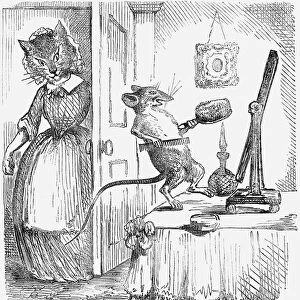 A mouse on a dressingtable, 1859