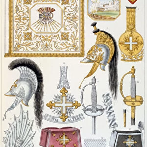 Mousquetaires de la Garde du Roi, Insignia Artist: Eugene Titeux