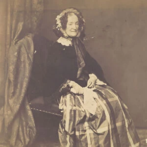 Mrs. Lydia Huntley Sigourney, 1850s. Creator: Unknown
