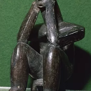 Neolithic figure of a man from Cernavoda
