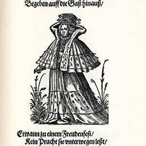 Noble woman of Moscow. From the Frauentrachtenbuch (Frankfurt, 1586), 1586. Artist: Amman, Jost (1539-1591)