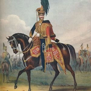 Officer of the 10th (the Prince of Waless Own) Royal Regiment of Hussars, 19th century (1909). Artists: Ralph Nevill, L Mansion, s Eschauzier