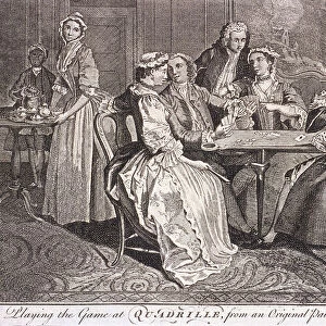 Playing the game at quadrille, c1745