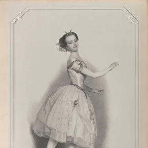 Portrait of the ballerina Marie Taglioni (1804-1884) as Satanella, 1853